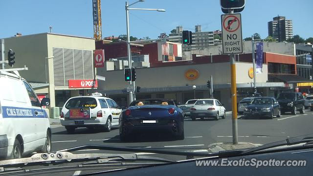 Ferrari California spotted in Sydney, Australia