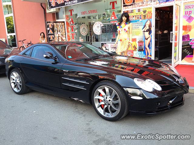 Mercedes SLR spotted in Sunny Beach, Bulgaria
