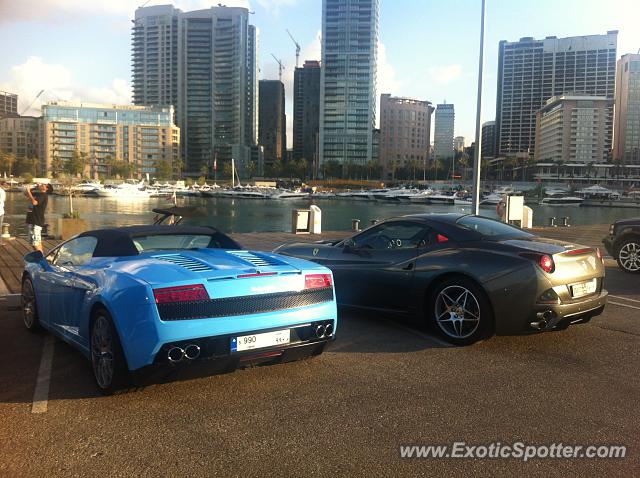 Lamborghini Gallardo spotted in Beirut, Lebanon