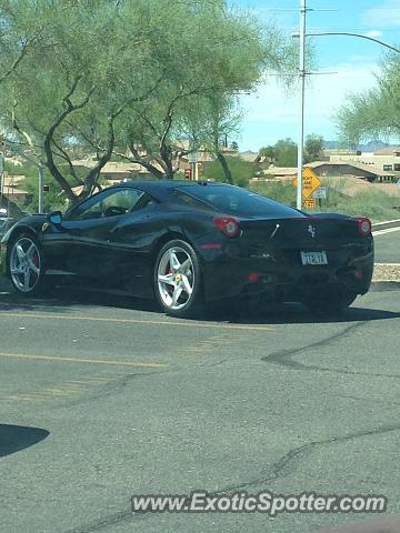 Ferrari 458 Italia spotted in Tucson, Arizona