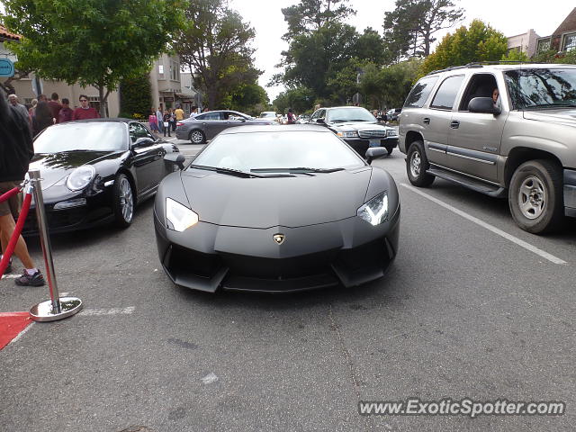 Lamborghini Aventador spotted in Carmel, California