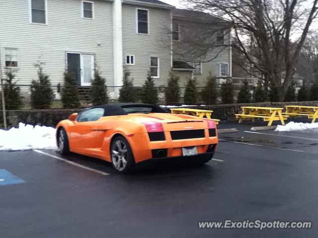Lamborghini Gallardo spotted in Groton, Connecticut