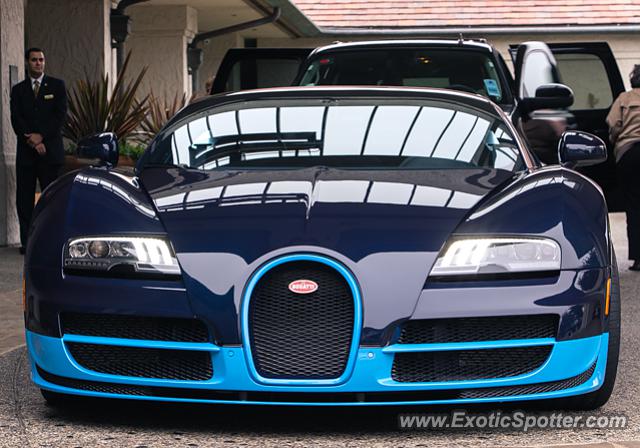 Bugatti Veyron spotted in Pebble Beach, California