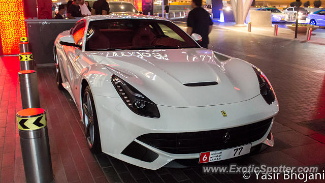 Ferrari F12 spotted in Dubai, United Arab Emirates