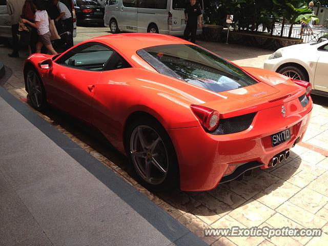 Ferrari 458 Italia spotted in City, Singapore
