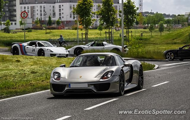 Porsche 918 Spyder spotted in Boeblingen, Germany