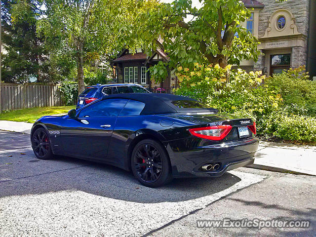 Maserati GranCabrio spotted in Toronto, Canada