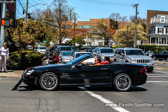 Mercedes SL 65 AMG spotted in Greenwich, Connecticut