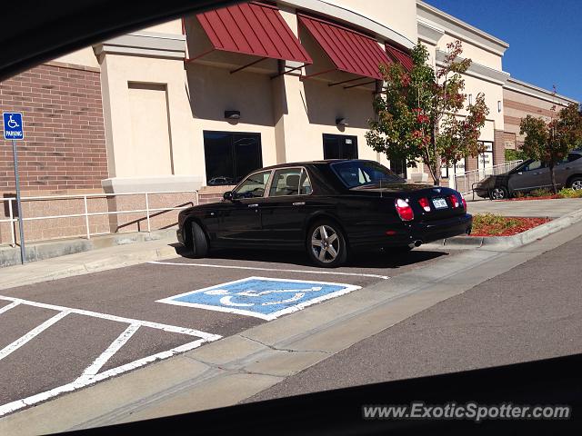 Bentley Arnage spotted in Lone tree, Colorado