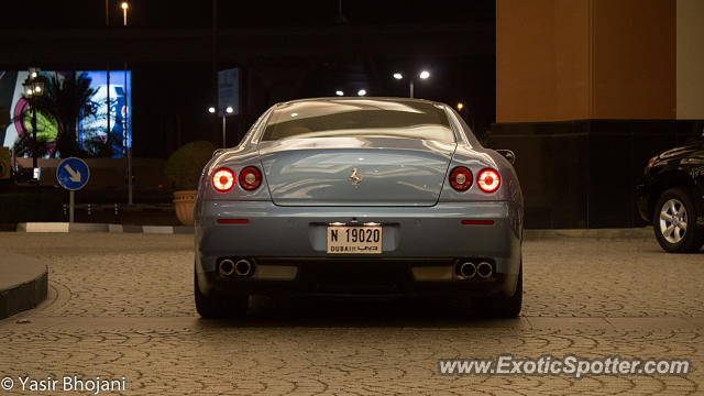 Ferrari 612 spotted in Dubai, United Arab Emirates