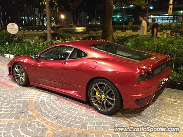 Ferrari F430 spotted in City, Singapore