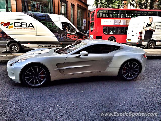 Aston Martin One-77 spotted in London, United Kingdom