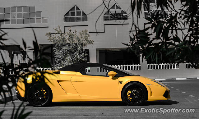 Lamborghini Gallardo spotted in Dubai, United Arab Emirates