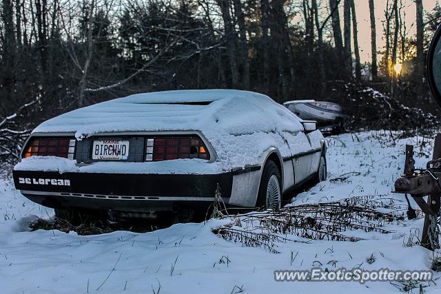 DeLorean DMC-12 spotted in Yarmouth, Maine