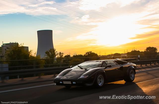 Lamborghini Countach spotted in A6, Germany