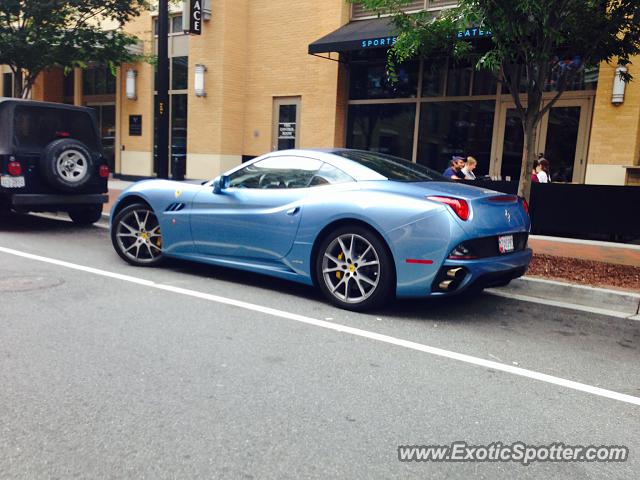 Ferrari California spotted in Arlington, Virginia
