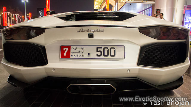 Lamborghini Aventador spotted in Dubai, United Arab Emirates