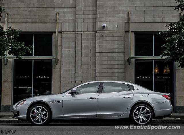 Maserati Quattroporte spotted in Boston, Massachusetts