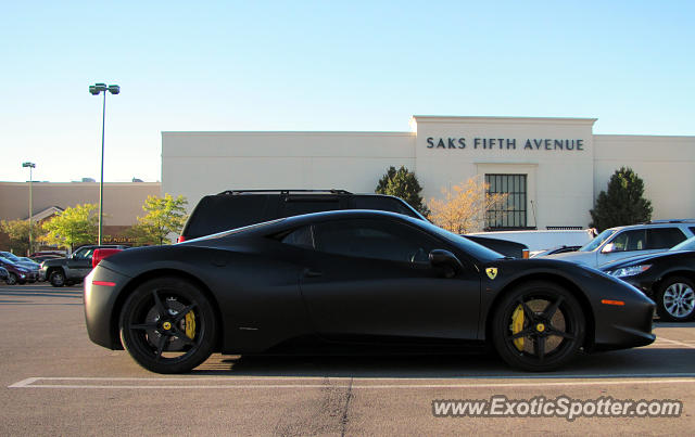 Ferrari 458 Italia spotted in Columbus, Ohio