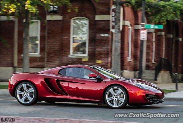 Mclaren MP4-12C spotted in Charlestown, Massachusetts