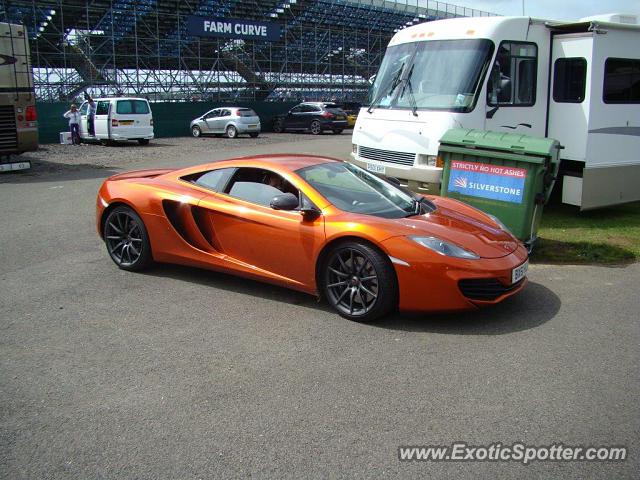 Mclaren MP4-12C spotted in Silverstone, United Kingdom