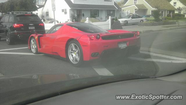 Ferrari Enzo spotted in Hewlett, New York