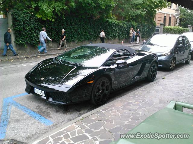 Lamborghini Gallardo spotted in Pordenone, Italy