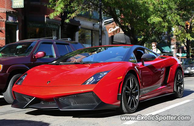 Lamborghini Gallardo spotted in Boston, Massachusetts