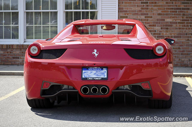 Ferrari 458 Italia spotted in Ada, Michigan