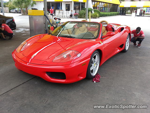 Ferrari 360 Modena spotted in Jacksonville Bea, Florida