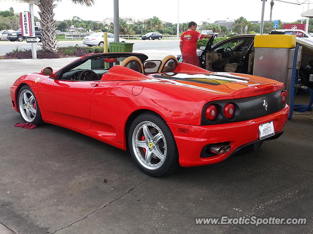 Ferrari 360 Modena spotted in Jacksonville Bea, Florida