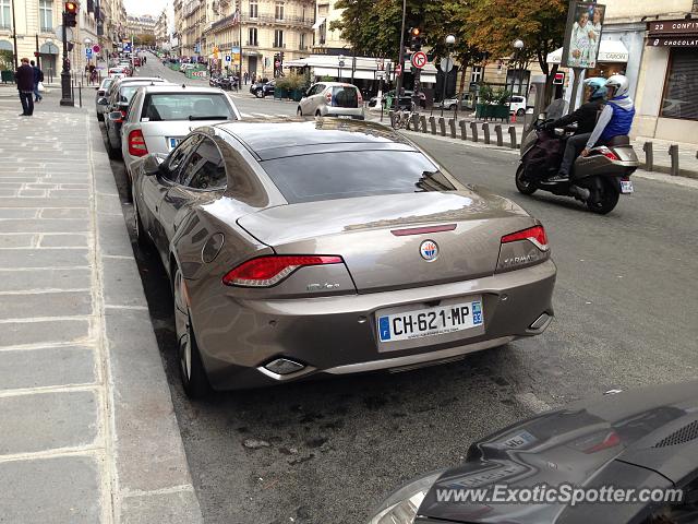 Fisker Karma spotted in Paris, France