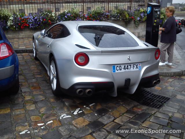 Ferrari F12 spotted in Honfleur, France