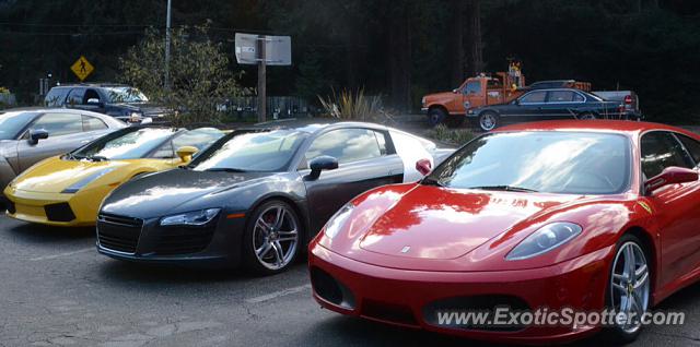 Lamborghini Gallardo spotted in Woodside, California