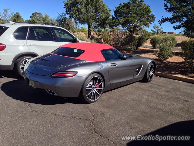 Mercedes SLS AMG spotted in Santa Fe, New Mexico