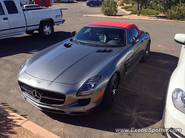 Mercedes SLS AMG spotted in Santa Fe, New Mexico