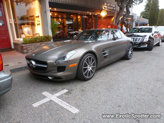 Mercedes SLS AMG spotted in Carmel, California