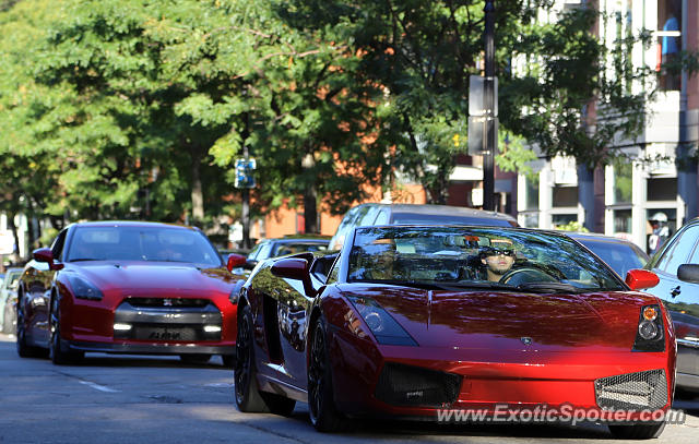 Lamborghini Gallardo spotted in Boston, Massachusetts