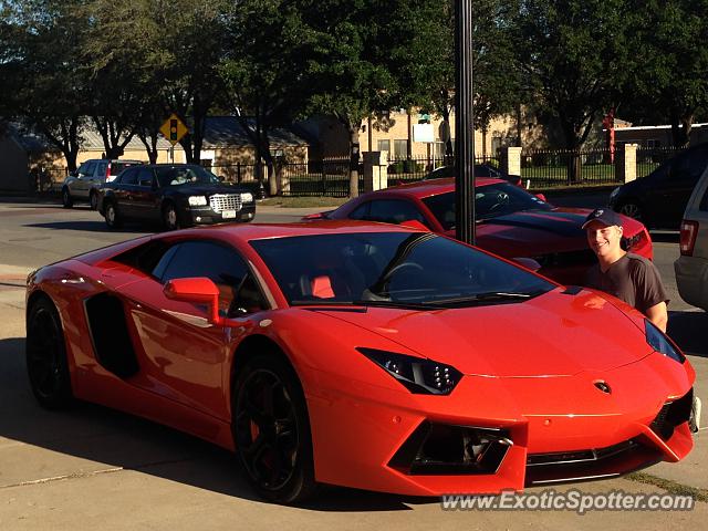 Lamborghini Aventador spotted in Bastrop, United States