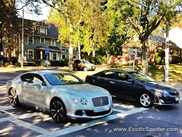 Bentley Continental spotted in Pittsford, New York