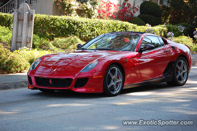 Ferrari 599GTO spotted in Carmel, California