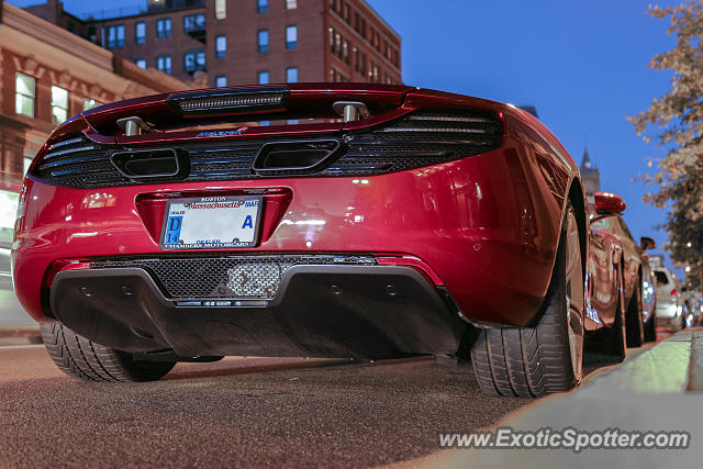 Mclaren MP4-12C spotted in Boston, Massachusetts