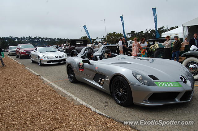 Mercedes SLR spotted in Pebble Beach, California