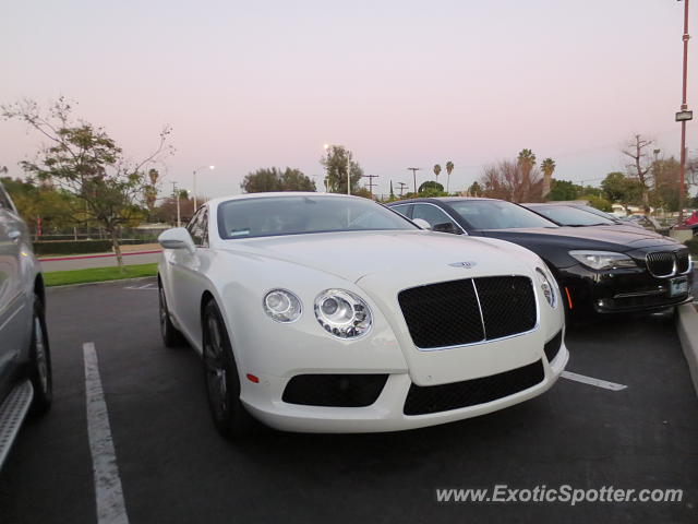 Bentley Continental spotted in City of Industry, California