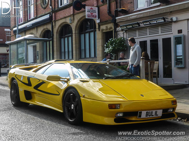 Lamborghini Diablo spotted in Alderley Edge, United Kingdom