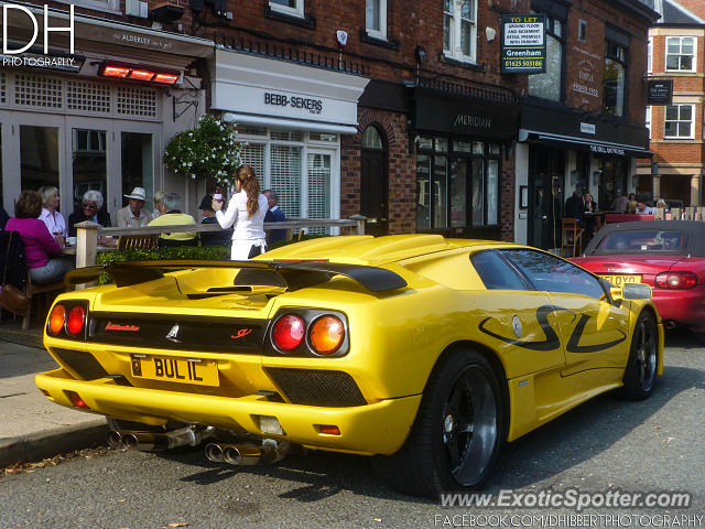 Lamborghini Diablo spotted in Alderley Edge, United Kingdom