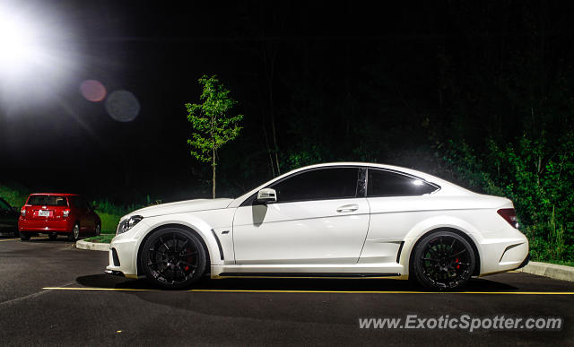 Mercedes C63 AMG Black Series spotted in Oneonta, New York