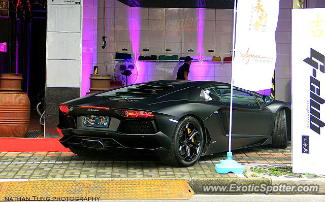 Lamborghini Aventador spotted in Shanghai, China