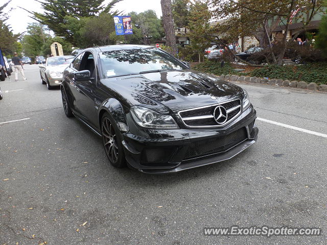 Mercedes C63 AMG Black Series spotted in Carmel, California