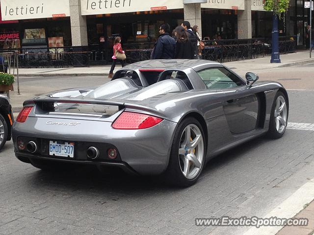 Porsche Carrera GT spotted in Toronto, Canada